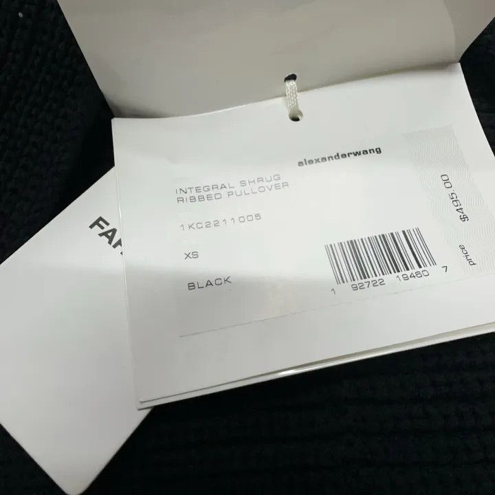 Alexander Wang Alexander Wang Black Puff Sleeve Sweater for Women 0079 Size XS / US 0-2 / IT 36-38 - 5 Thumbnail