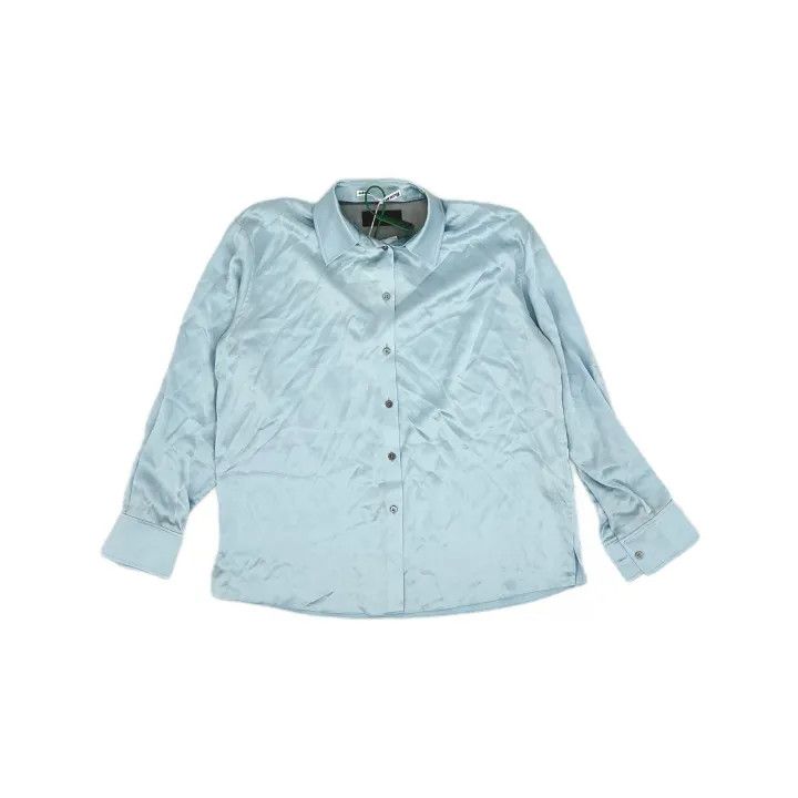 Alexander Wang Alexander Wang Blue Long Sleeve Shirt for Women 0079 Size S / US 4 / IT 40 - 2 Thumbnail