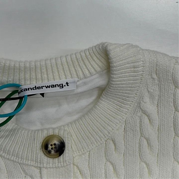 Alexander Wang Alexander Wang FW21 Layered V-neck Cardigan Sweater 0079 Size S / US 4 / IT 40 - 2 Thumbnail