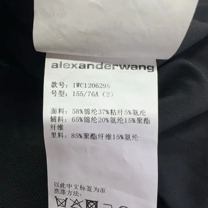 Alexander Wang Alexander Wang Logo Mini Dress for Women 0079 Size S / US 4 / IT 40 - 5 Thumbnail