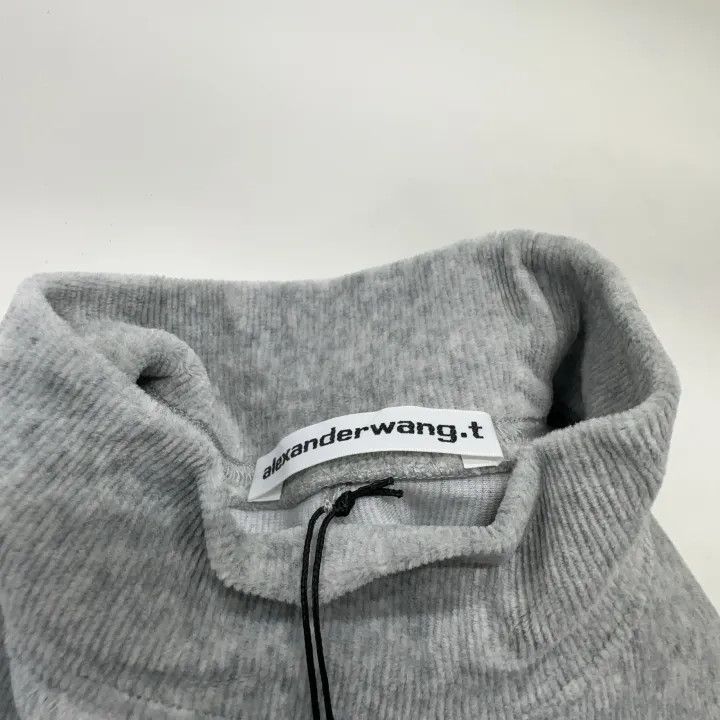 Alexander Wang Alexander Wang Gray Logo Cropped Vest 0079 Size S / US 4 / IT 40 - 5 Thumbnail