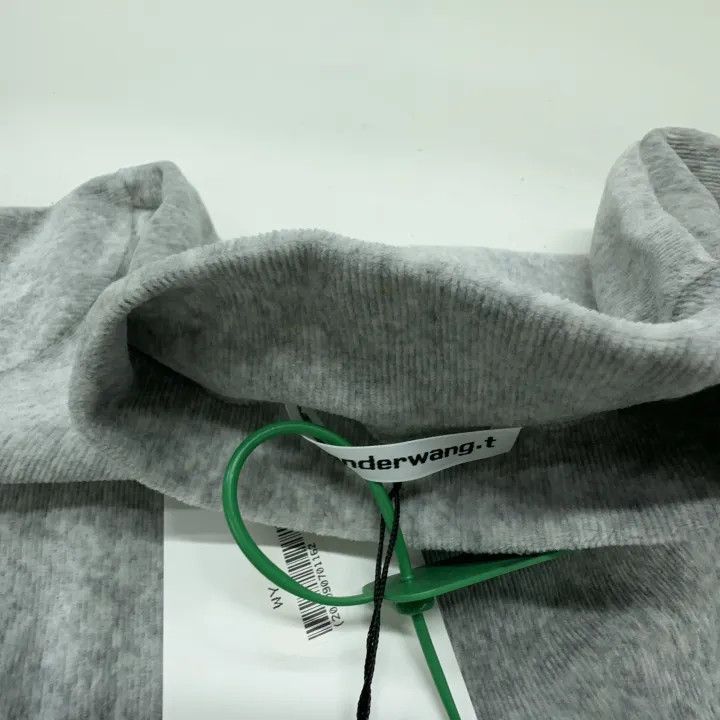 Alexander Wang Alexander Wang Gray Cropped Long Sleeve T-Shirt 0079 Size S / US 4 / IT 40 - 7 Thumbnail