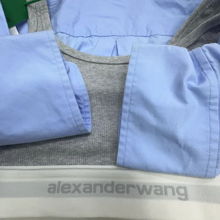 Alexander Wang Alexander Wang Cropped Long Sleeve Shirt 0079 Size XS / US 0-2 / IT 36-38 - 5 Thumbnail