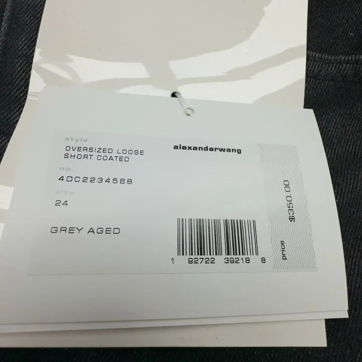 Alexander Wang Alexander Wang High-Waisted Denim Shorts for Women 0079 Size 24" / US 00 / IT 34 - 5 Thumbnail