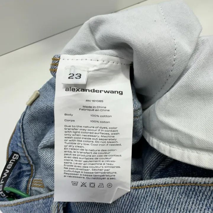 Alexander Wang Alexander Wang Vintage Casual Denim Pants for Women 0079 Size 23" - 5 Thumbnail
