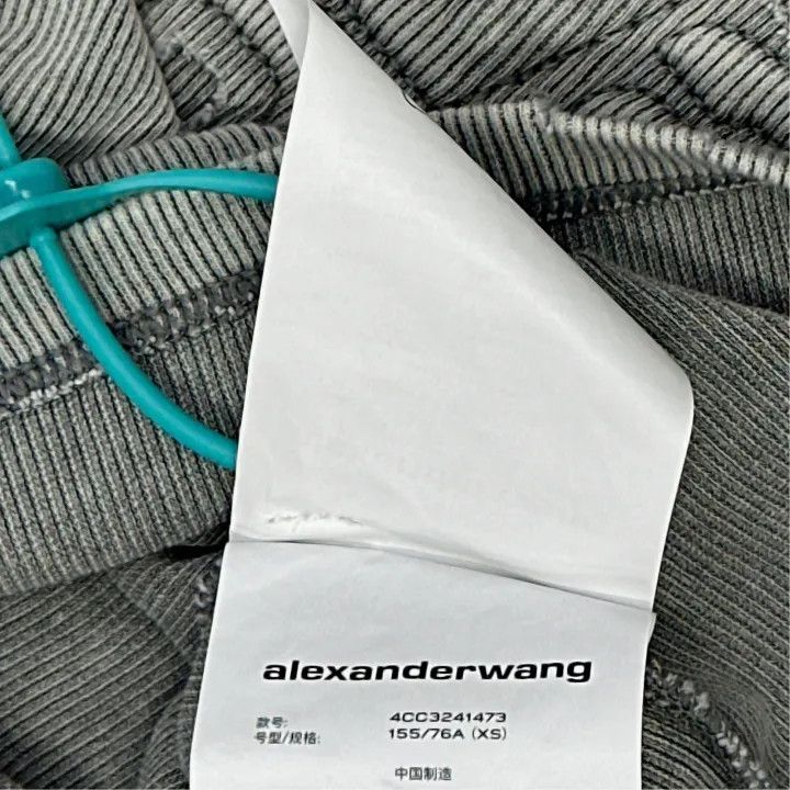 Alexander Wang Alexander Wang Short Logo Crew Neck T-Shirt 0079 Size XS / US 0-2 / IT 36-38 - 6 Thumbnail