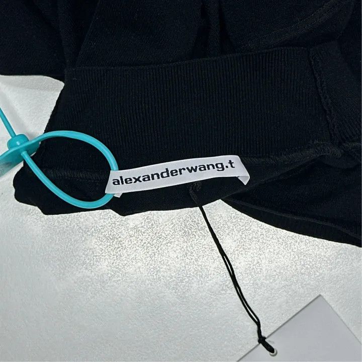 Alexander Wang Alexander Wang Logo Slim Fit T-Shirt for Women 0079 Size XS / US 0-2 / IT 36-38 - 2 Thumbnail