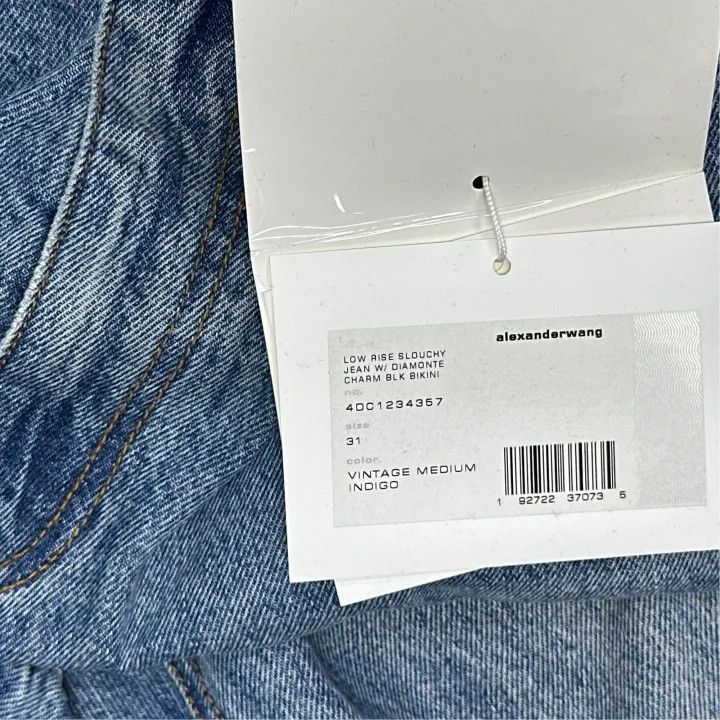 Alexander Wang Alexander Wang FW22 Low-Rise Flared Jeans 0079 Size 31" - 4 Thumbnail