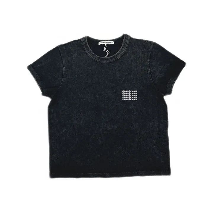 Alexander Wang Alexander Wang SS20 Acid Wash Short Sleeve T-Shirt 0079 Size S / US 4 / IT 40 - 2 Thumbnail