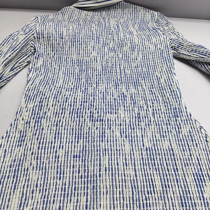Alexander Wang Alexander Wang Blue Striped Long Sleeve Shirt 0079 Size S / US 4 / IT 40 - 11 Thumbnail