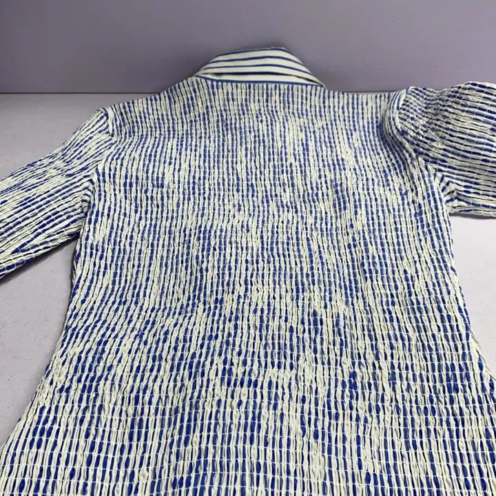 Alexander Wang Alexander Wang Blue Striped Long Sleeve Shirt 0079 Size S / US 4 / IT 40 - 8 Thumbnail