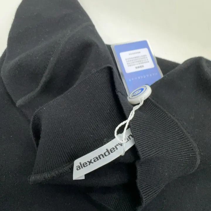 Alexander Wang Alexander Wang Black Logo Short Sleeve Dress 0079 Size S / US 4 / IT 40 - 5 Thumbnail