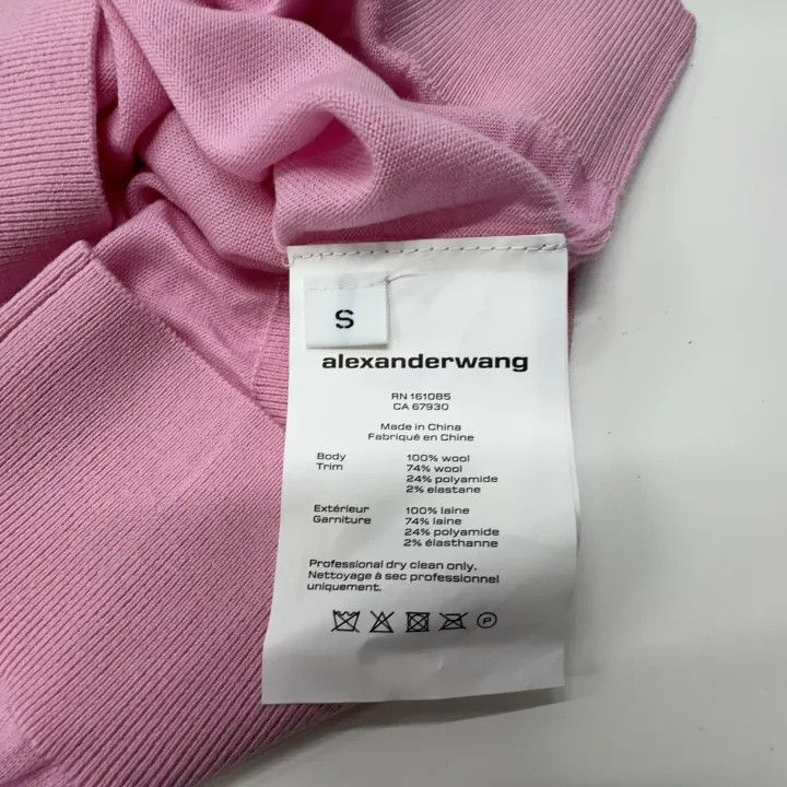 Alexander Wang Alexander Wang Pink Short Sleeve Logo T-Shirt 0079 Size S / US 4 / IT 40 - 6 Thumbnail