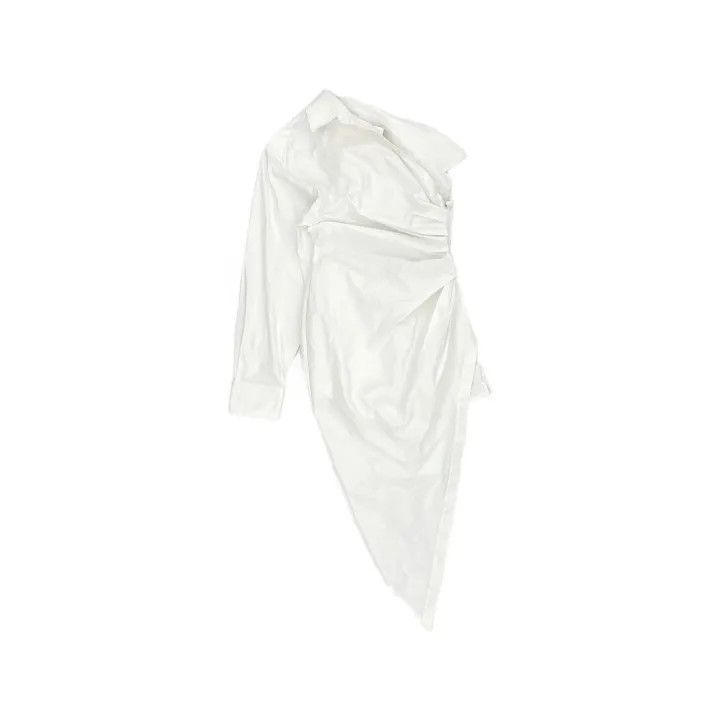 Alexander Wang Alexander Wang Asymmetrical Long Sleeve Shirt 0079 Size S / US 4 / IT 40 - 2 Thumbnail