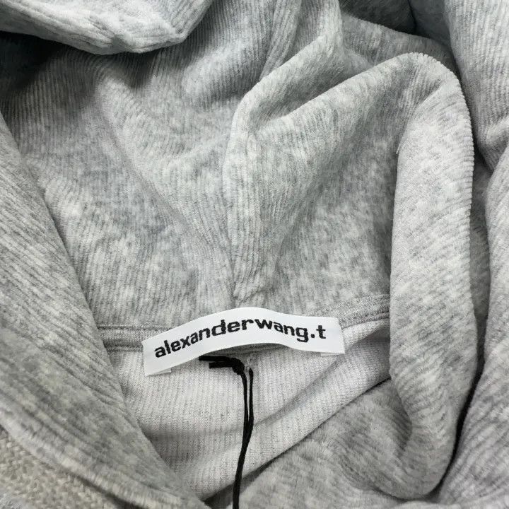 Alexander Wang Alexander Wang Logo Short Hoodie for Women 0079 Size XXS / US 00 / IT 34 - 5 Thumbnail