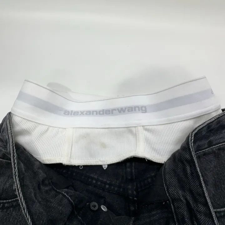 Alexander Wang Alexander Wang SS22 Fitted Gray Denim Pants 0079 Size 24" / US 00 / IT 34 - 8 Thumbnail