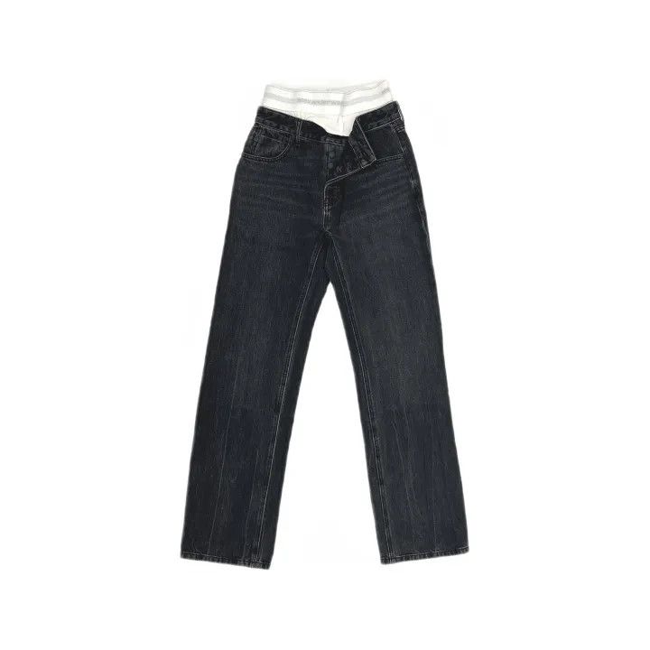 Alexander Wang Alexander Wang SS22 Fitted Gray Denim Pants 0079 Size 24" / US 00 / IT 34 - 2 Thumbnail