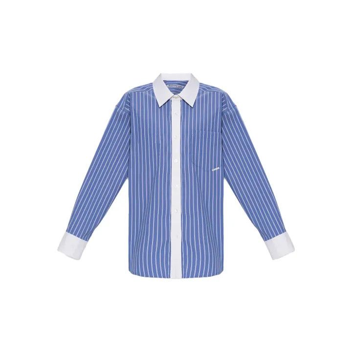 Alexander Wang Alexander Wang Long Sleeve Striped Shirt for Women 0079 Size XS / US 0-2 / IT 36-38 - 2 Thumbnail