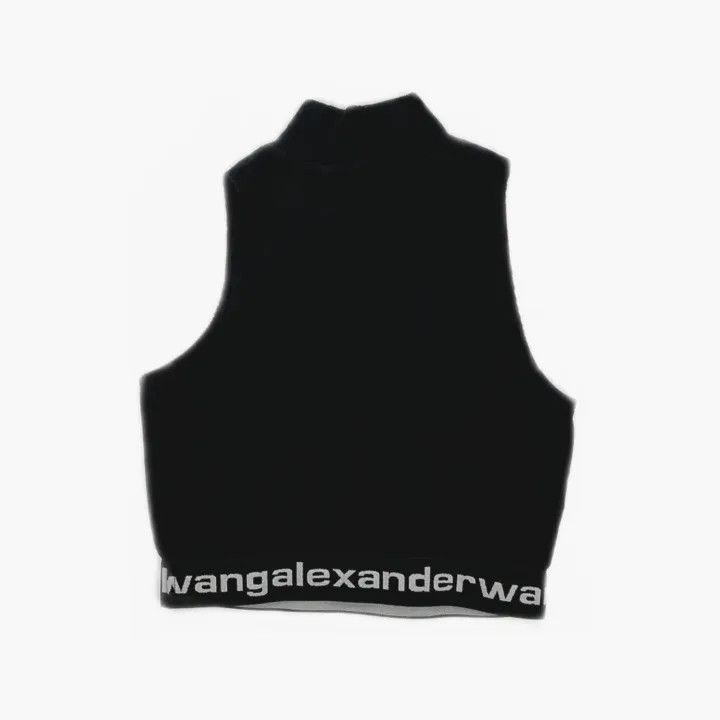 Alexander Wang Alexander Wang Black Corduroy Sleeveless Top 0079 Size S / US 4 / IT 40 - 3 Thumbnail