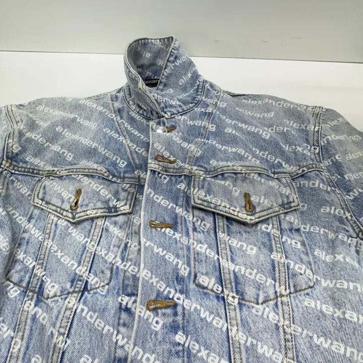 Alexander Wang Alexander Wang Blue Draped Back Jacket 0079 Size S / US 4 / IT 40 - 8 Thumbnail