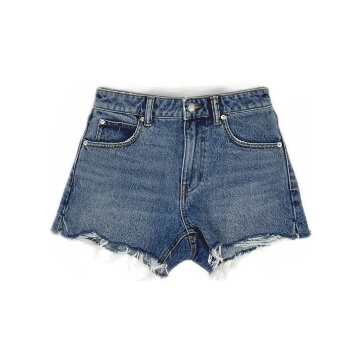 Alexander Wang Alexander Wang Vintage High-Waisted Denim Shorts 0079 Size 24" / US 00 / IT 34 - 2 Thumbnail