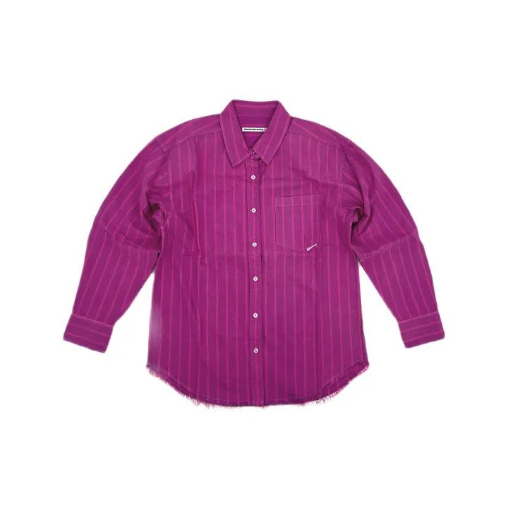 Alexander Wang Alexander Wang Stripe Long Sleeve Casual Shirt 0079 Size XS / US 0-2 / IT 36-38 - 2 Thumbnail