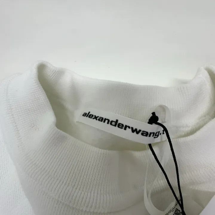 Alexander Wang Alexander Wang SS22 Plain Logo Long Sleeve Sweatshirt 0079 Size XXS / US 00 / IT 34 - 7 Thumbnail