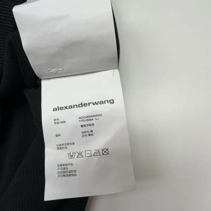 Alexander Wang Alexander Wang Black Casual U-Neck Dress 0079 Size L / US 10 / IT 46 - 7 Thumbnail