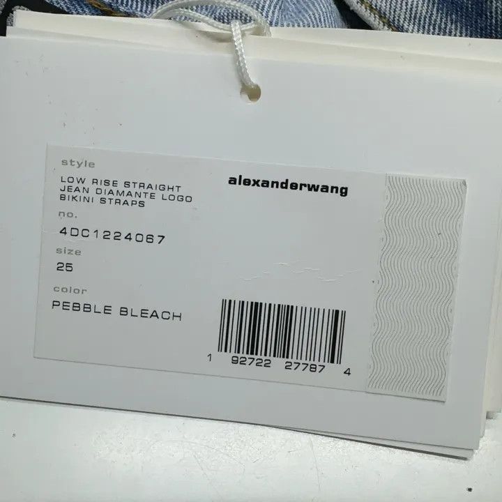 Alexander Wang Alexander Wang SS22 Cleanfit Denim Pants for Women 0079 Size 25" / US 0 / IT 36 - 6 Thumbnail