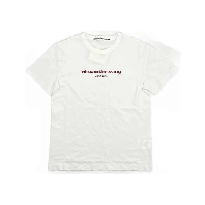 Alexander Wang Alexander Wang SS22 Logo Print T-Shirt for Women 0079 Size S / US 4 / IT 40 - 2 Thumbnail