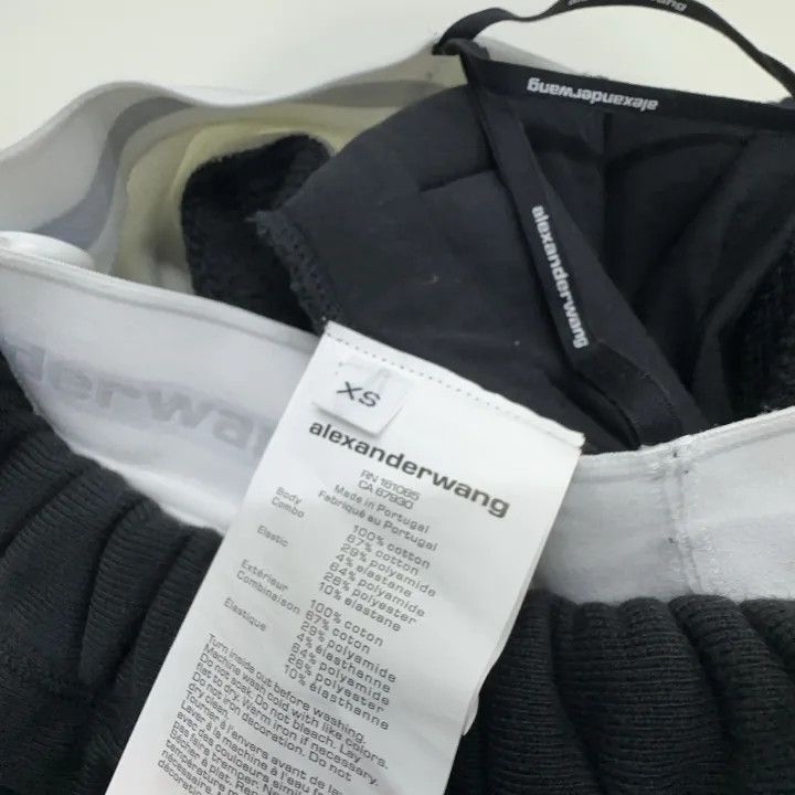 Alexander Wang Alexander Wang Wide Leg Sweatpants with Detachable Logo 0079 Size 22" - 5 Thumbnail