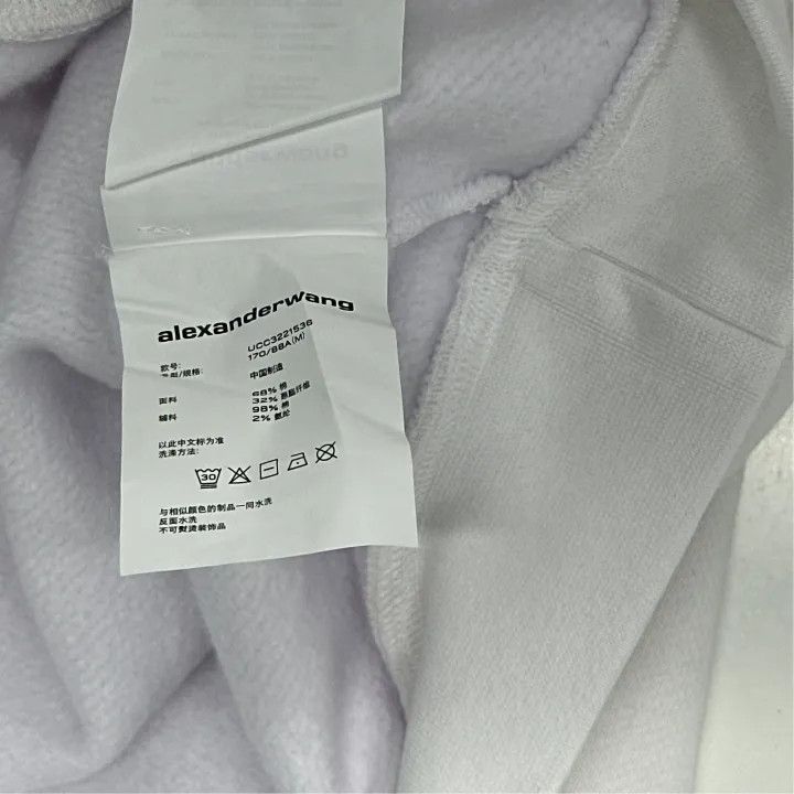 Alexander Wang Alexander Wang SS22 Logo Crewneck Sweatshirt for Women 0079 Size M / US 6-8 / IT 42-44 - 7 Thumbnail
