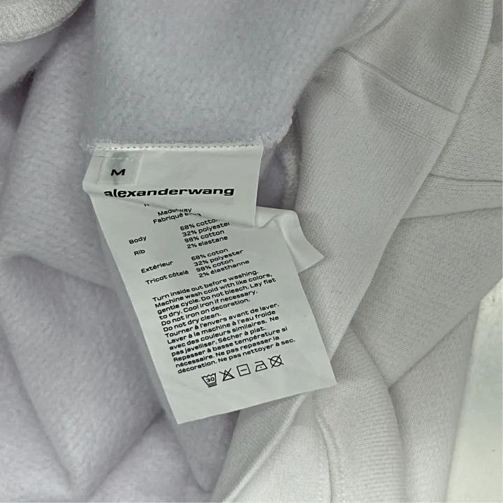 Alexander Wang Alexander Wang SS22 Logo Crewneck Sweatshirt for Women 0079 Size M / US 6-8 / IT 42-44 - 6 Thumbnail