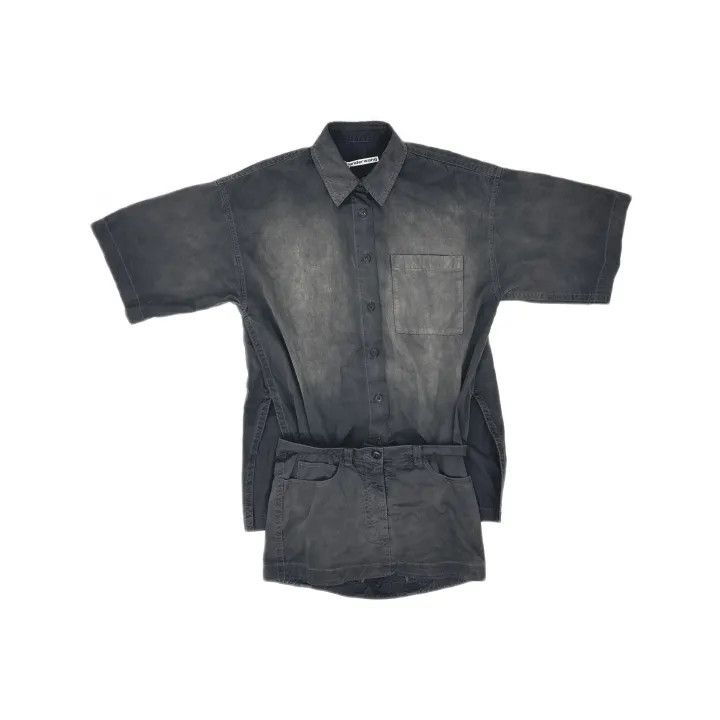 Alexander Wang Alexander Wang Minimalist Short Sleeve Dress 0079 Size XS / US 0-2 / IT 36-38 - 2 Thumbnail