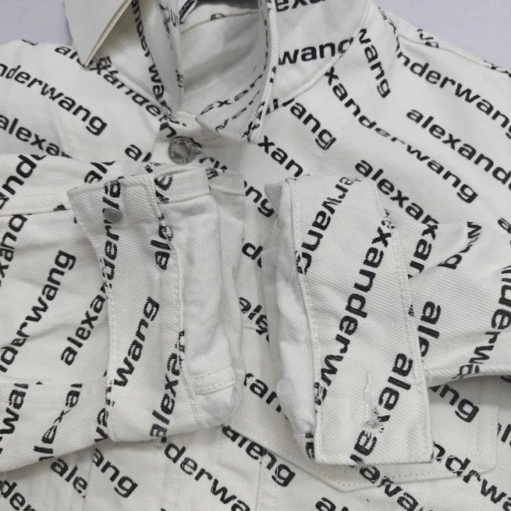 Alexander Wang Alexander Wang SS21 Graphic Casual Chic Jacket 0079 Size M / US 6-8 / IT 42-44 - 6 Thumbnail