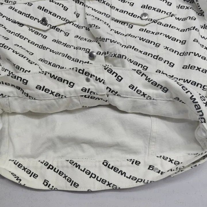 Alexander Wang Alexander Wang SS21 Graphic Casual Chic Jacket 0079 Size M / US 6-8 / IT 42-44 - 7 Thumbnail