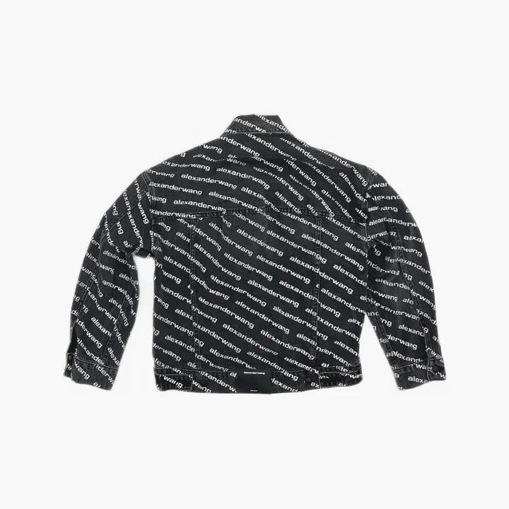 Alexander Wang Alexander Wang FW20 Logo Printed Denim Jacket 0079 Size XS / US 0-2 / IT 36-38 - 3 Thumbnail