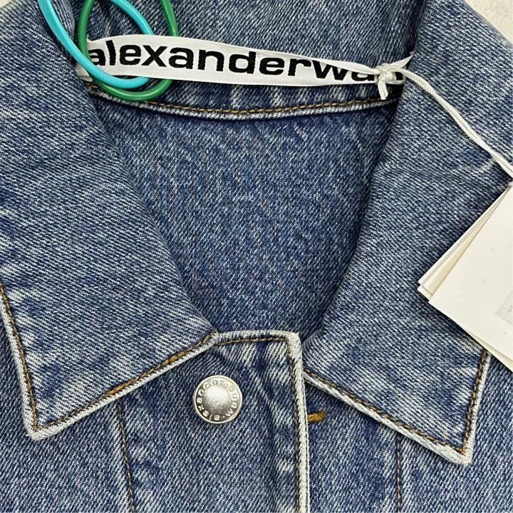 Alexander Wang Alexander Wang Blue Denim Vest for Women 0079 Size XS / US 0-2 / IT 36-38 - 2 Thumbnail