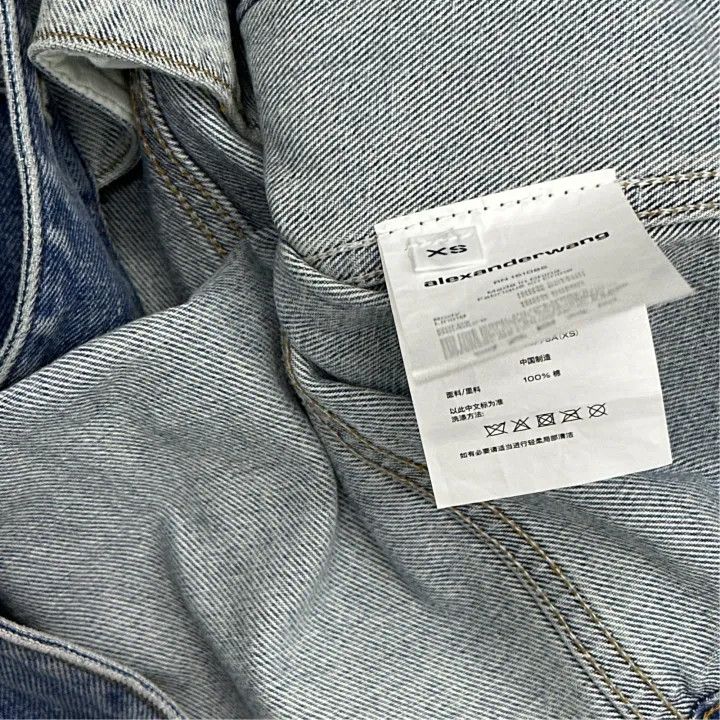 Alexander Wang Alexander Wang Blue Denim Vest for Women 0079 Size XS / US 0-2 / IT 36-38 - 4 Thumbnail