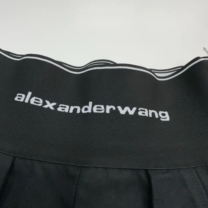 Alexander Wang Alexander Wang High-Waisted Logo Shorts 0079 Size 23" - 10 Thumbnail
