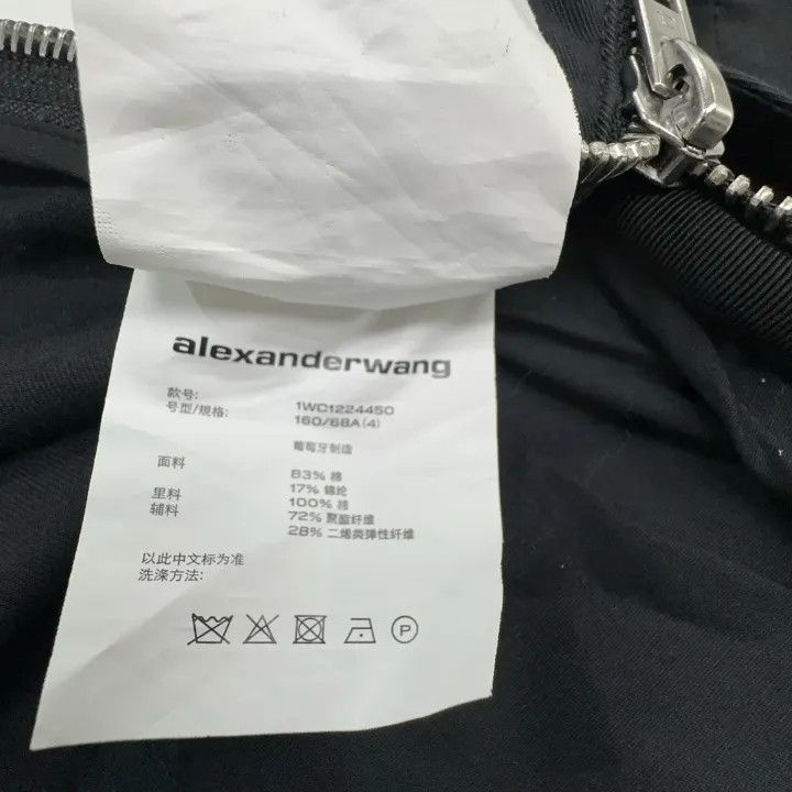 Alexander Wang Alexander Wang High-Waisted Logo Shorts 0079 Size 23" - 6 Thumbnail