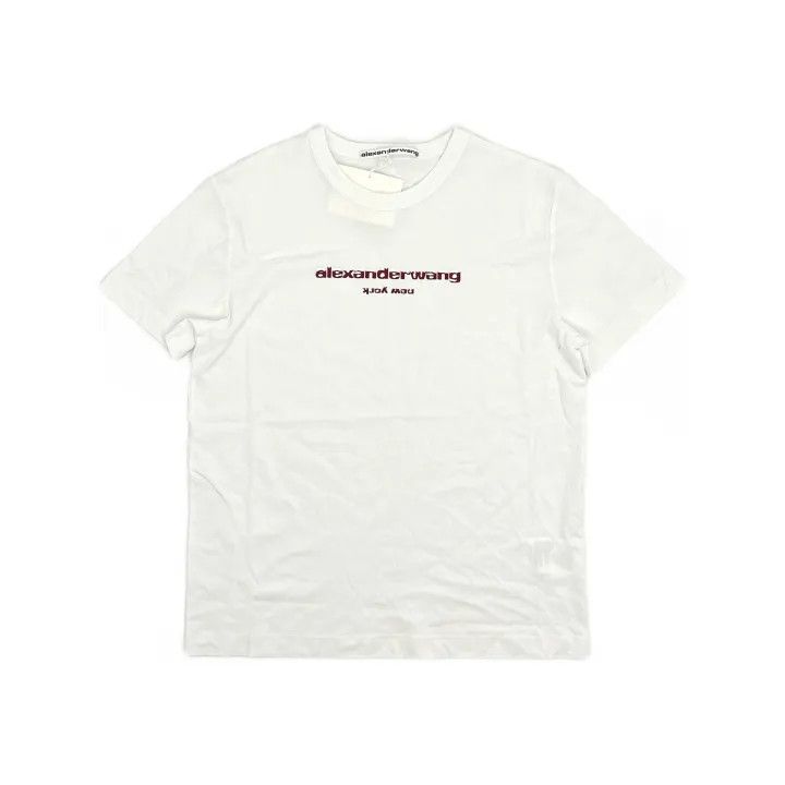 Alexander Wang Alexander Wang SS22 Cotton Logo T-Shirt 0079 Size L / US 10 / IT 46 - 2 Thumbnail