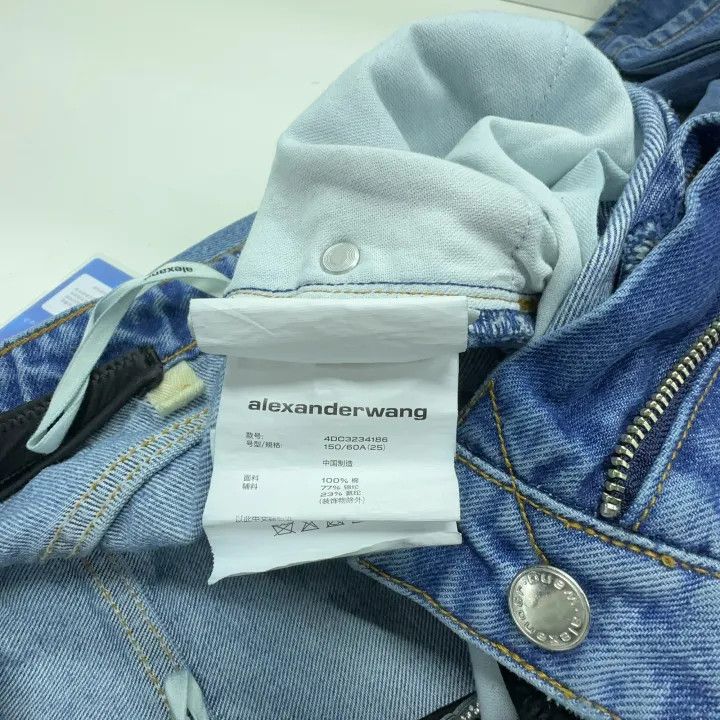 Alexander Wang Alexander Wang Asymmetrical Flare Bikini Layered Jeans 0079 Size 25" / US 0 / IT 36 - 5 Thumbnail