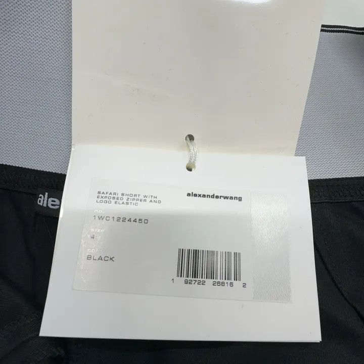 Alexander Wang Alexander Wang High-Waisted Logo Shorts for Women 0079 Size 24" / US 00 / IT 34 - 5 Thumbnail