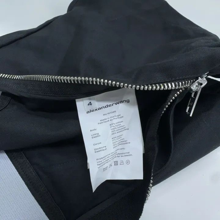 Alexander Wang Alexander Wang High-Waisted Logo Shorts for Women 0079 Size 24" / US 00 / IT 34 - 6 Thumbnail
