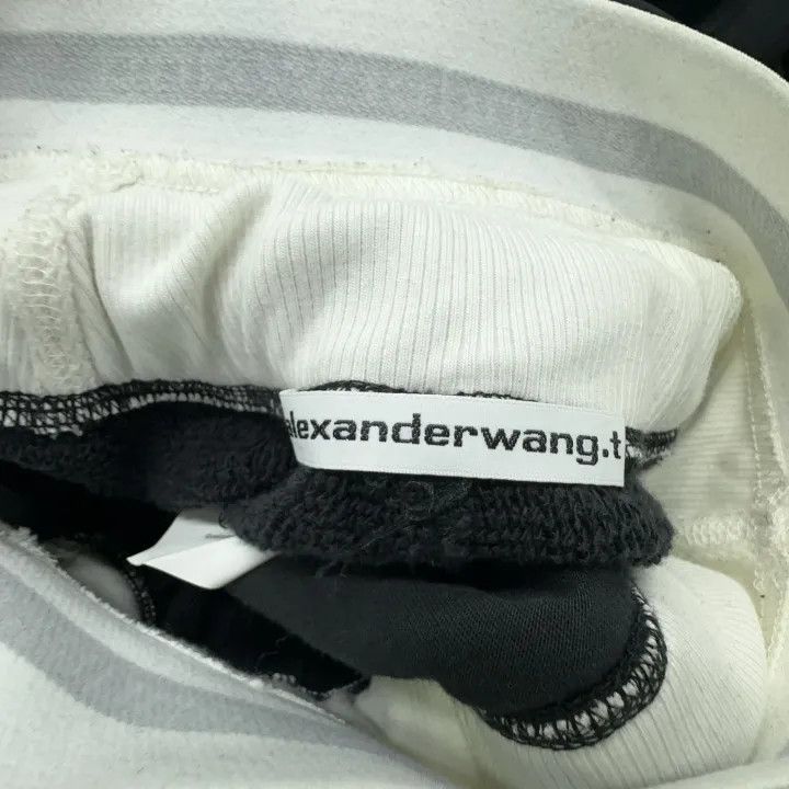 Alexander Wang Alexander Wang Wide Leg Sweatpants with Detachable Logo 0079 Size 22" - 6 Thumbnail