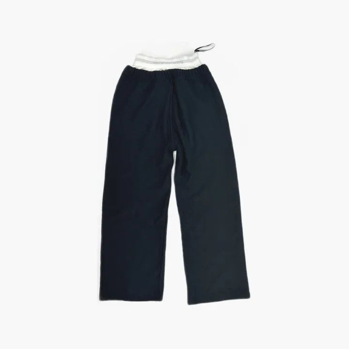 Alexander Wang Alexander Wang Wide Leg Sweatpants with Detachable Logo 0079 Size 22" - 3 Thumbnail