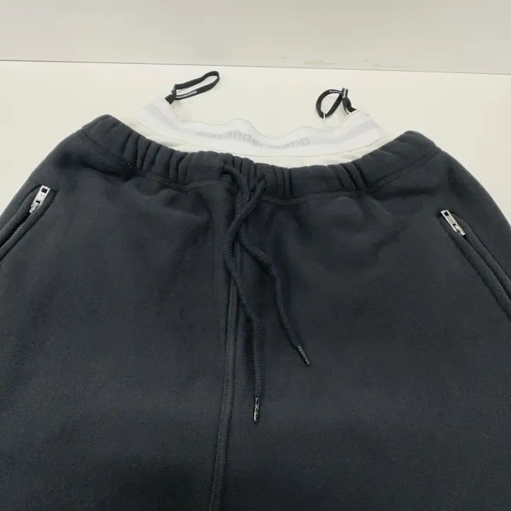 Alexander Wang Alexander Wang Wide Leg Sweatpants with Detachable Logo 0079 Size 22" - 8 Thumbnail