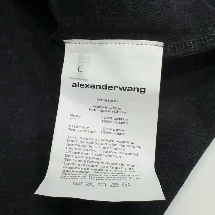 Alexander Wang Alexander Wang SS20 Acid Washed Short Sleeve Tee 0079 Size L / US 10 / IT 46 - 6 Thumbnail