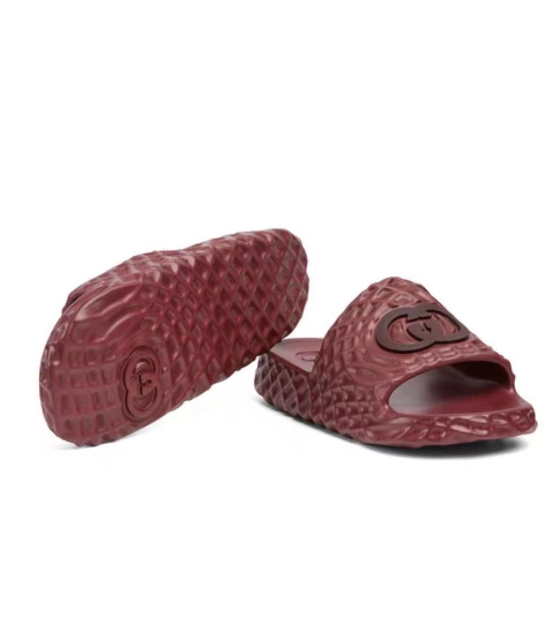 Gucci Gucci Interlocking G Rubber Slides SIZE 10 Size ONE SIZE - 3 Thumbnail